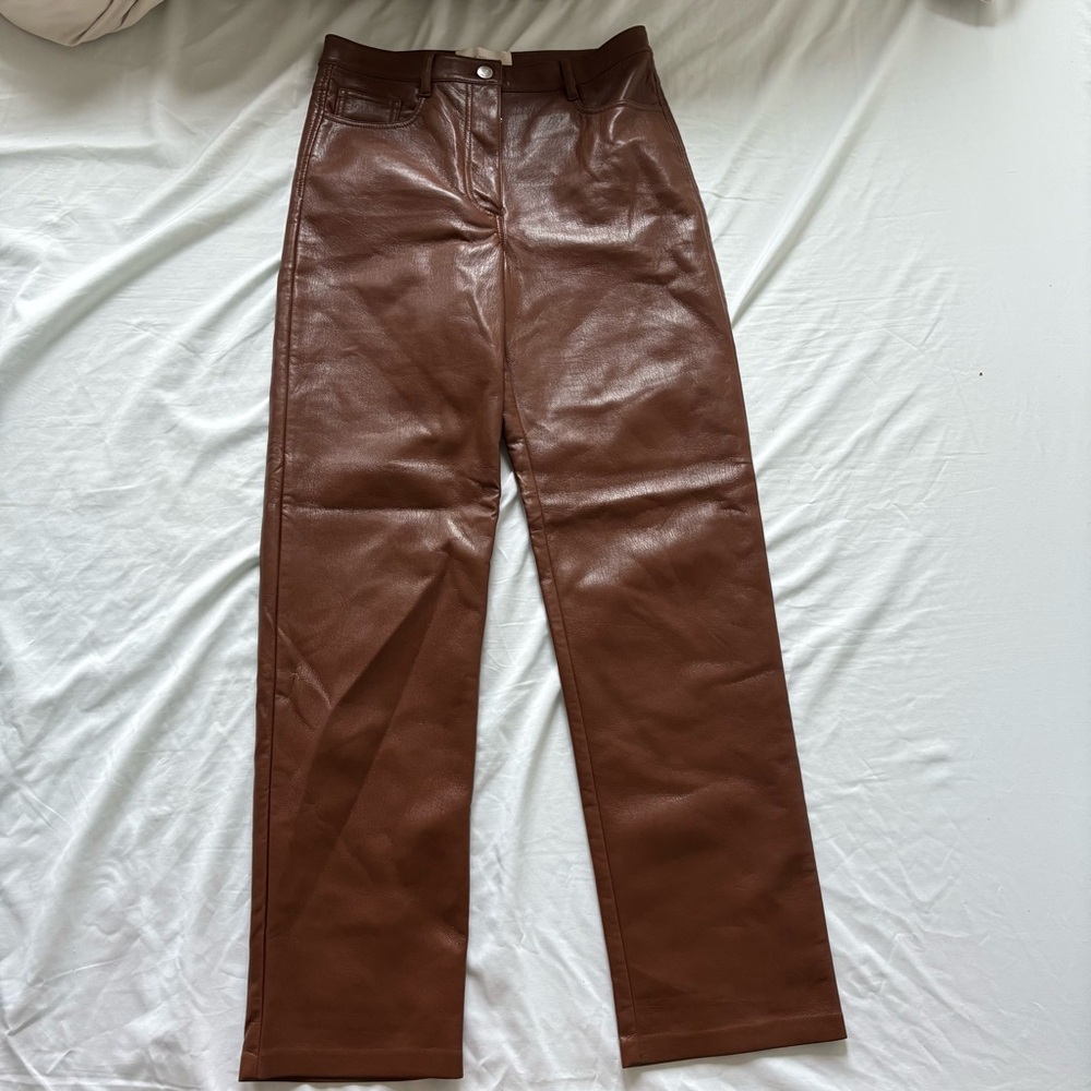 Aritzia Wilfred The Melina Vegan Leather Pant
